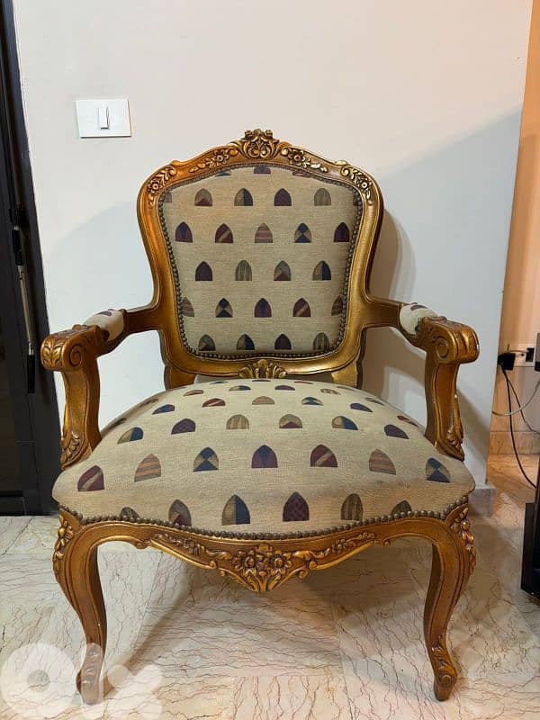 Cedar wood 2 chairs and 1 table 1