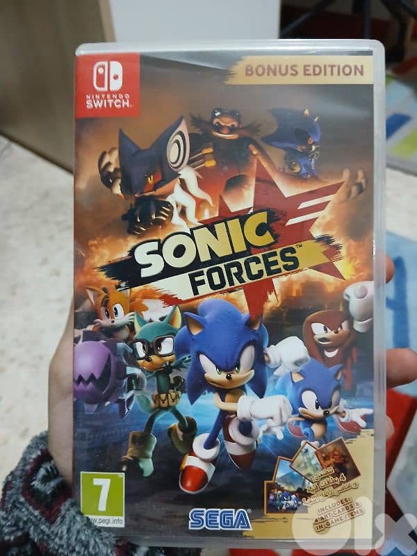Nintendo switch 1 games: Xenoblades chronicles 2 and Sonic Forces 2
