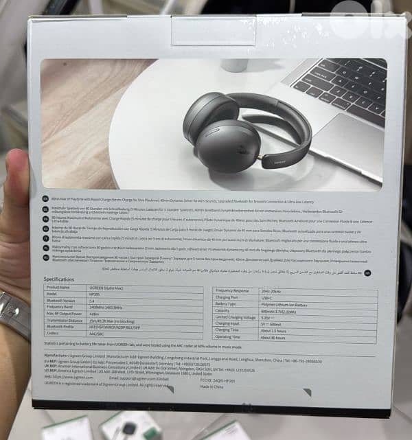 Ugreen Studio Max 2 Wireless Headphones black 1