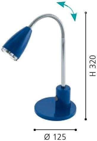 EGLO FOX Adjustable LED Desk Lamp – Flexible Arm & Focused Light 2