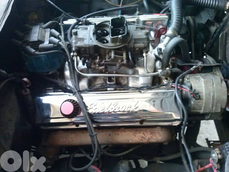 Engine Chevrolet V8 350  موتير مع ڤيتاس اوتوماتيك وهيدرز 1