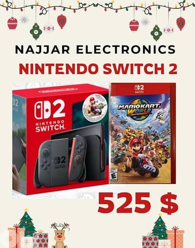NINTENDO SWITCH 2 + FREE MARIO KART