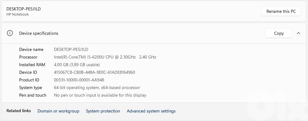 HP Notebook Used Laptop for Sale 3