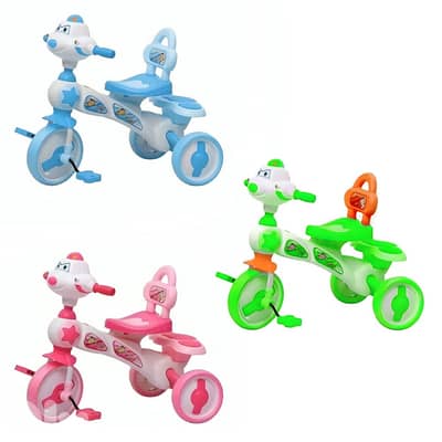 Kids Tricycle with Backseat - دراجة ثلاثية للأطفال مع مقعد خلفي