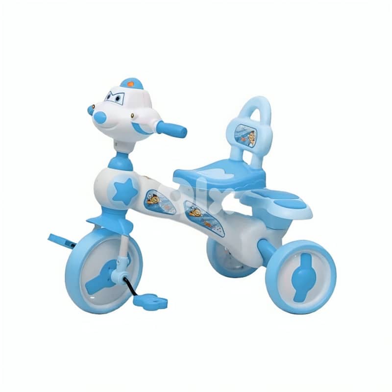 Kids Tricycle with Backseat - دراجة ثلاثية للأطفال مع مقعد خلفي 1