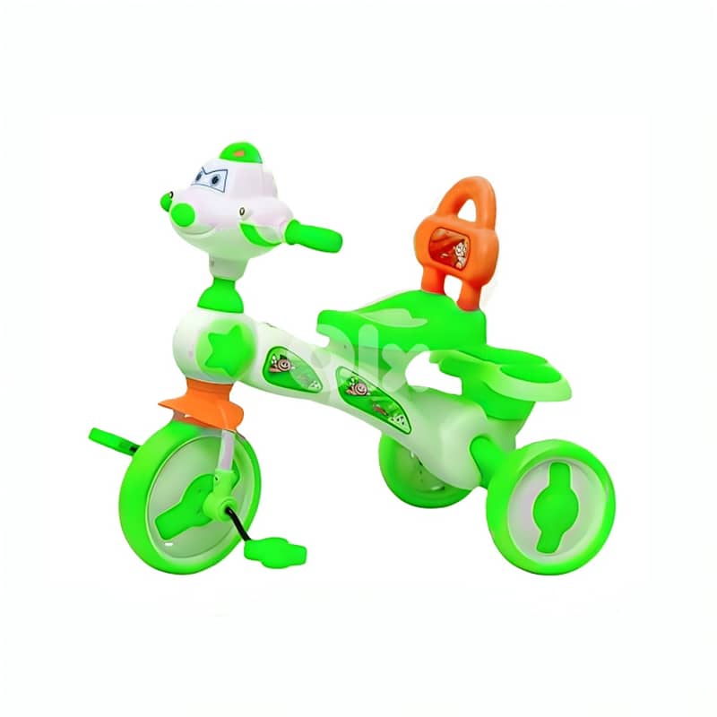 Kids Tricycle with Backseat - دراجة ثلاثية للأطفال مع مقعد خلفي 2