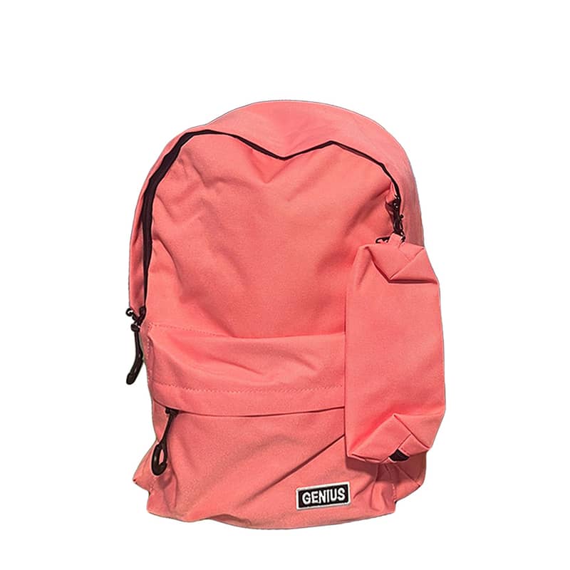 Genius School Bag with Pencil Case 17″ - 001ru - حقيبة مدرسية مع مقلمة 5