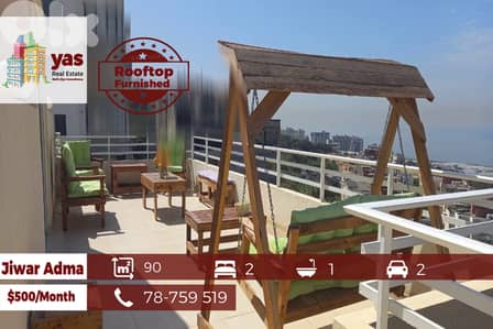 Jiwar Adma 90m2 | Rooftop | Mint Condition | Rent | Open View | YV |