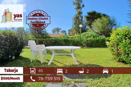 Tabarja Beach 85m2 | Duplex Chalet | Upgraded | Furnished |