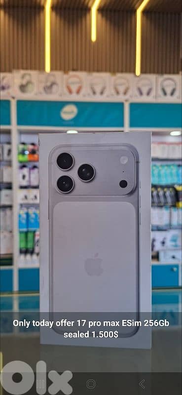 New Iphone 17 pro max 256G E-sim
