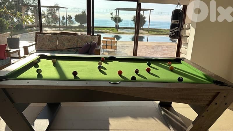 Modern Billiard Pool Table 8ft 7