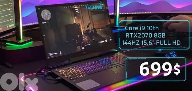 Dell i9 RTX2070 Gaming  laptop