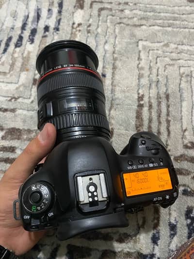 5d mark iv + lens 24-105 manual focus