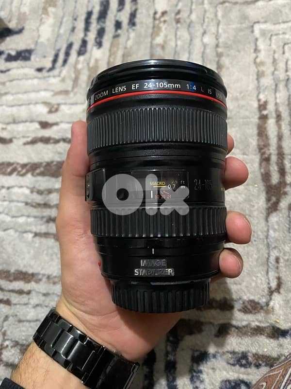 5d mark iv + lens 24-105 manual focus 5