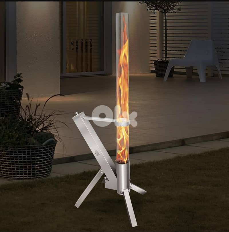 BELAVI Rocket Patio- wood pellet heaters/4$ delivery. 5