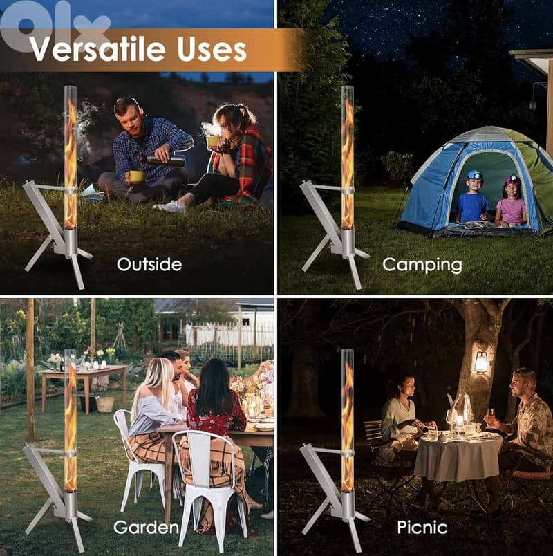 BELAVI Rocket Patio- wood pellet heaters/4$ delivery. 9