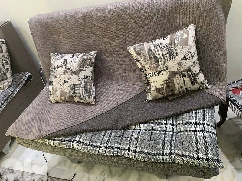 salon furniture (sofa beds  +زاوية) 6