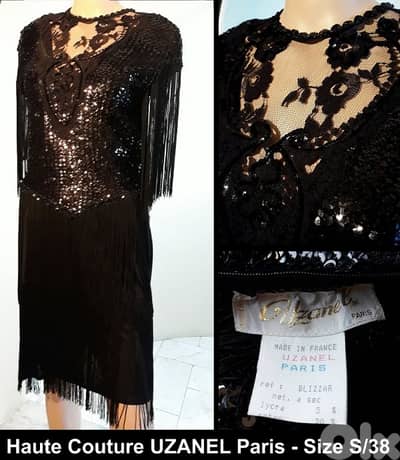 Vintage Haute Couture UZANEL Paris 80's