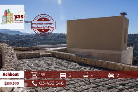 Achkout 185m2 Villa | 210m2 Terrace/Garden | Payment Facilities |