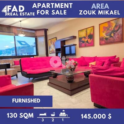 Apartment for Sale in Zouk Mikael شقة للبيع في ذوق مكايل