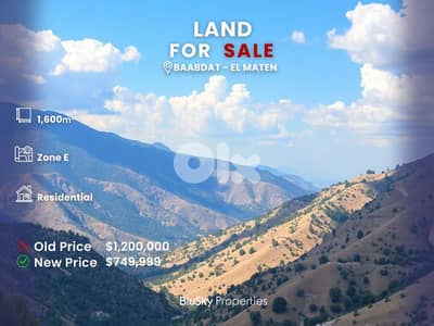 Land For SALE In Baabdat أرض للبيع #GS