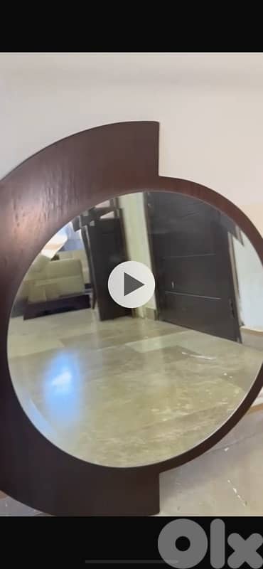 طاولة  مع مراية و القزاز 1