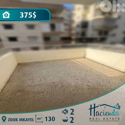 Apartment For Rent In Zouk Mkayel