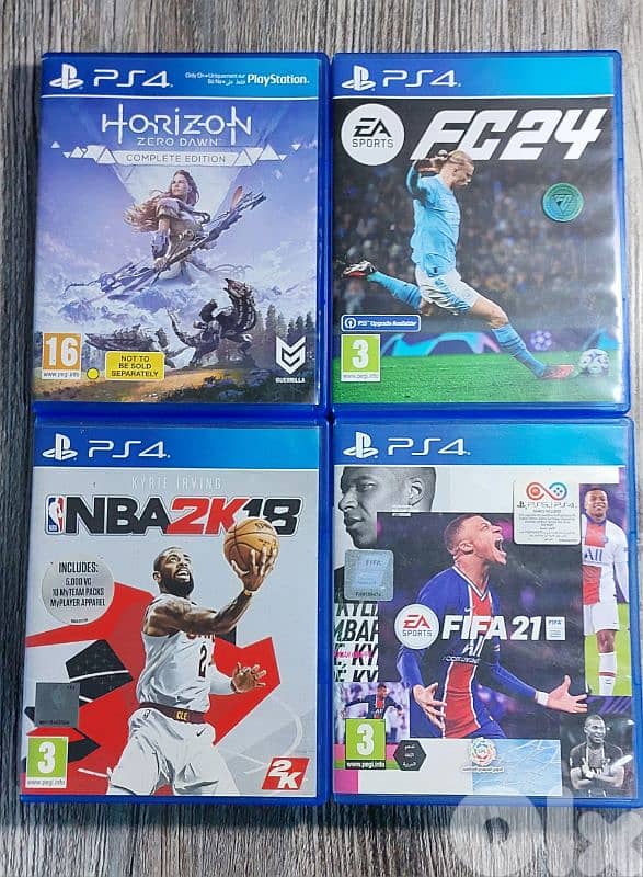 ps4 slim 1 terra + Games + controllers 3