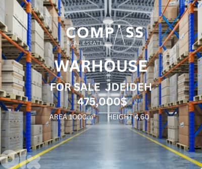 Warehouse for sale in a JDEIDEH 1000 square meters