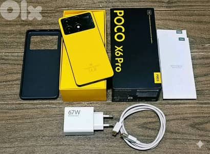 Poco X6 Pro 12GB RAM - 512GB - (Original Charger + Cover Included)