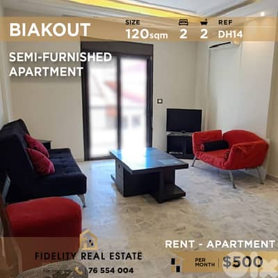 Apartment for rent in Biaqout DH14 شقة  للإيجار في بياقوت