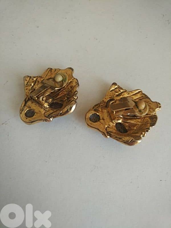 Vintage Kalinger Paris blue rhinestones earrings - Not Negotiable 2