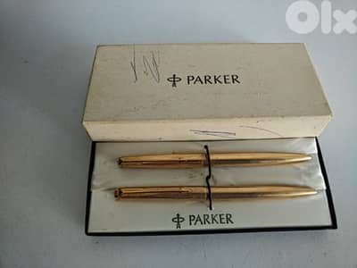 Vintage Parker 61 set (gold plated) - Not Negotiable
