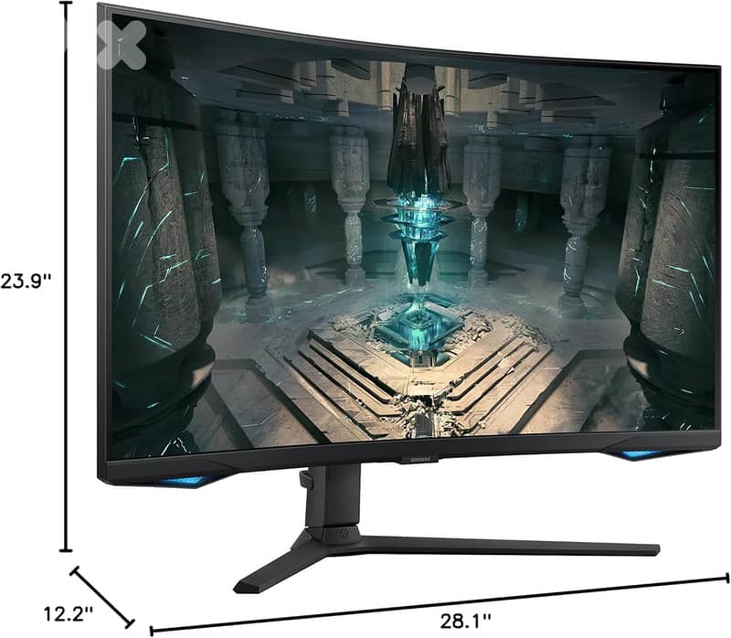 Samsung Odyssey 32” Class G65B Series QHD 240Hz Curved Gaming Monitor. 1