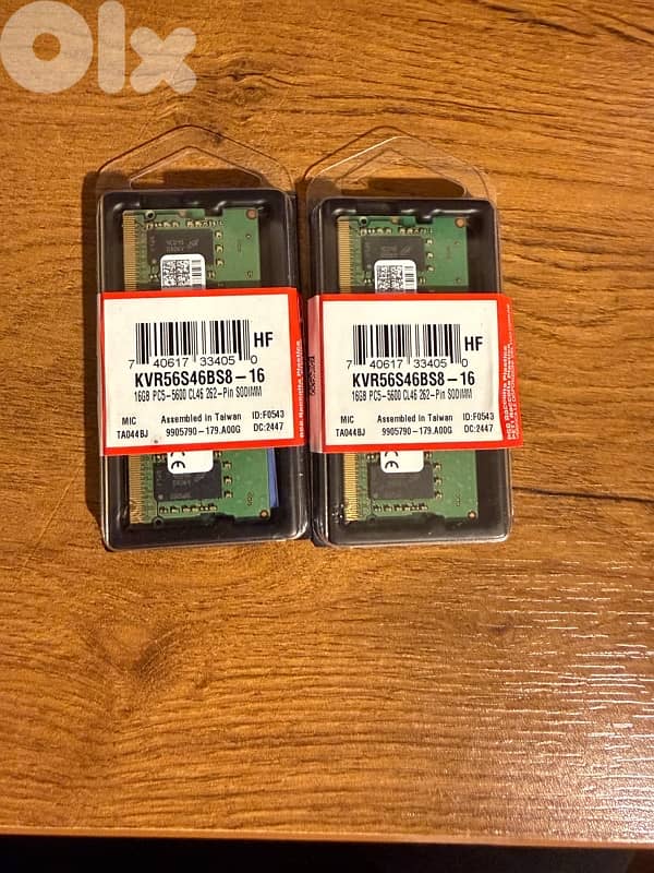 Laptop Rams 8x2 gb DDR5 5600 1