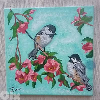 Bird Acrylic Painting