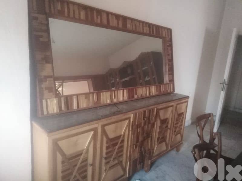 teak dining tbl طاولة سفرة تيك 8