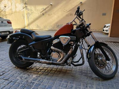 Honda Steed 400 - Custom "Dark" Harley Edition