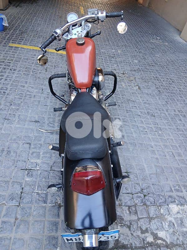 Honda Steed 400 - Custom "Dark" Harley Edition 1