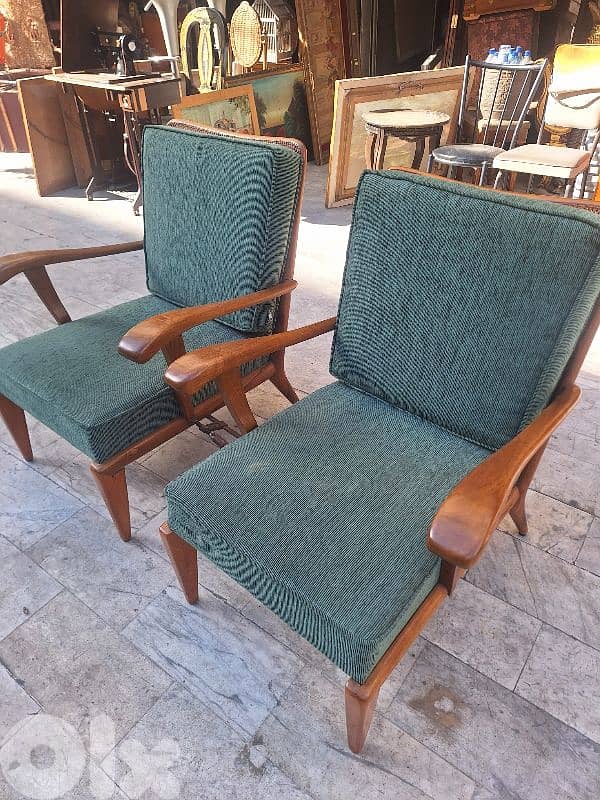 كنب فوتوي خمسينات مميز ناعم جدا انتيك قديم من الروائع 2