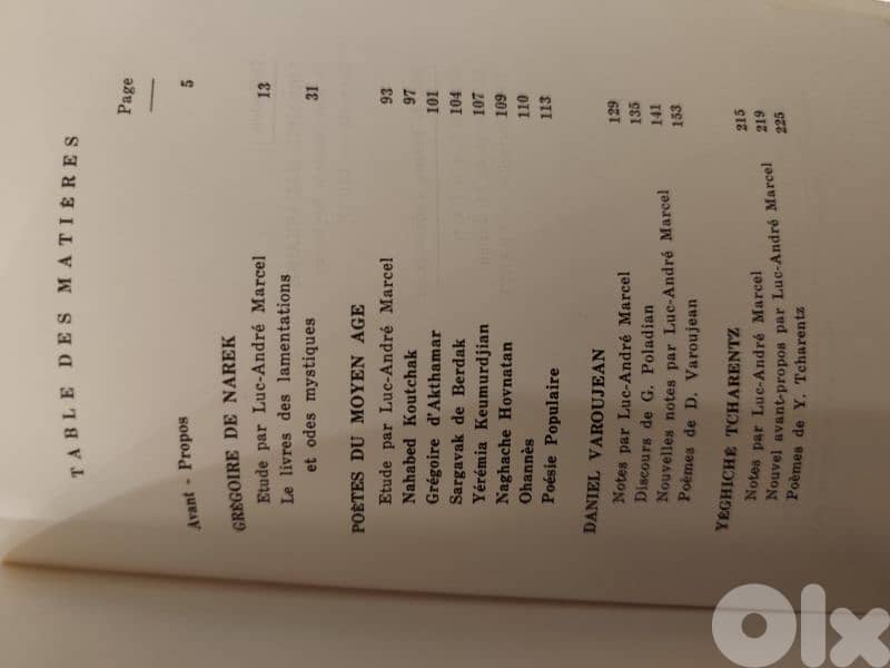 Choix De Poemes Armeniens  traduction de Luc – Andre Marcel 9