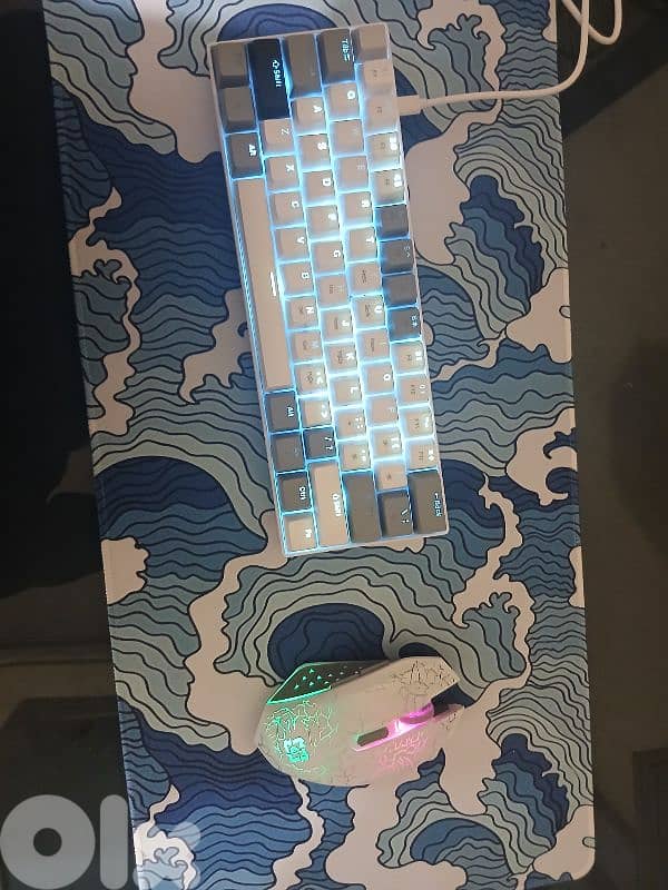 Keyboard + Mouse + MousePad + Usb-C Hub 4