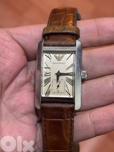 Authentic Emporio Armani AR-0155 Quartz Watch - Classic Dress Style