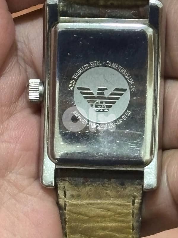 Authentic Emporio Armani AR-0155 Quartz Watch - Classic Dress Style 2