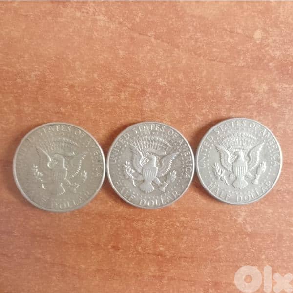 HALF Dolar USA Silver COINS 1