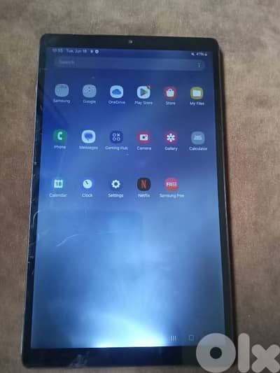 Samsung A7 lite 3+4/32gb مش مكسور بس ضو الشاشة شغال بالنص