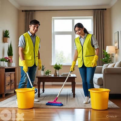 تنظيف منازل