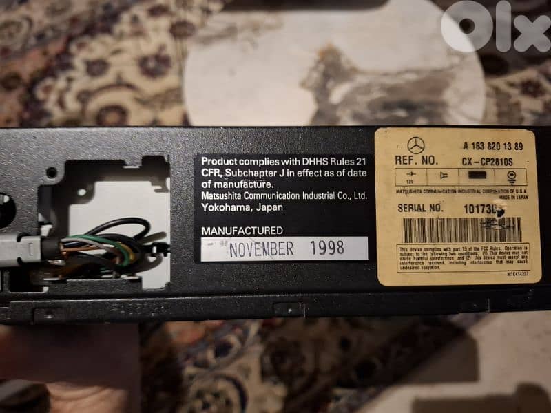 Cd Changer Mercedes علبة سي دي مرسيدس جديدة 2