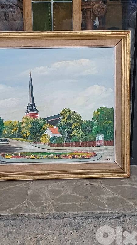 لوحة رسم زيتي اوروبية 3