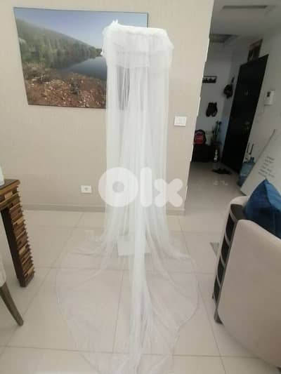 wooden mosquito net for kids with stand